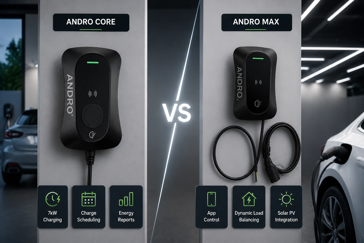 Andro Core vs Andro Max: Which EV Charger Is Right for Your Cardiff Home?